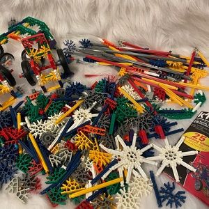 Knex Connectors Assorted Lot Mixed Bulk-Over 300 pieces